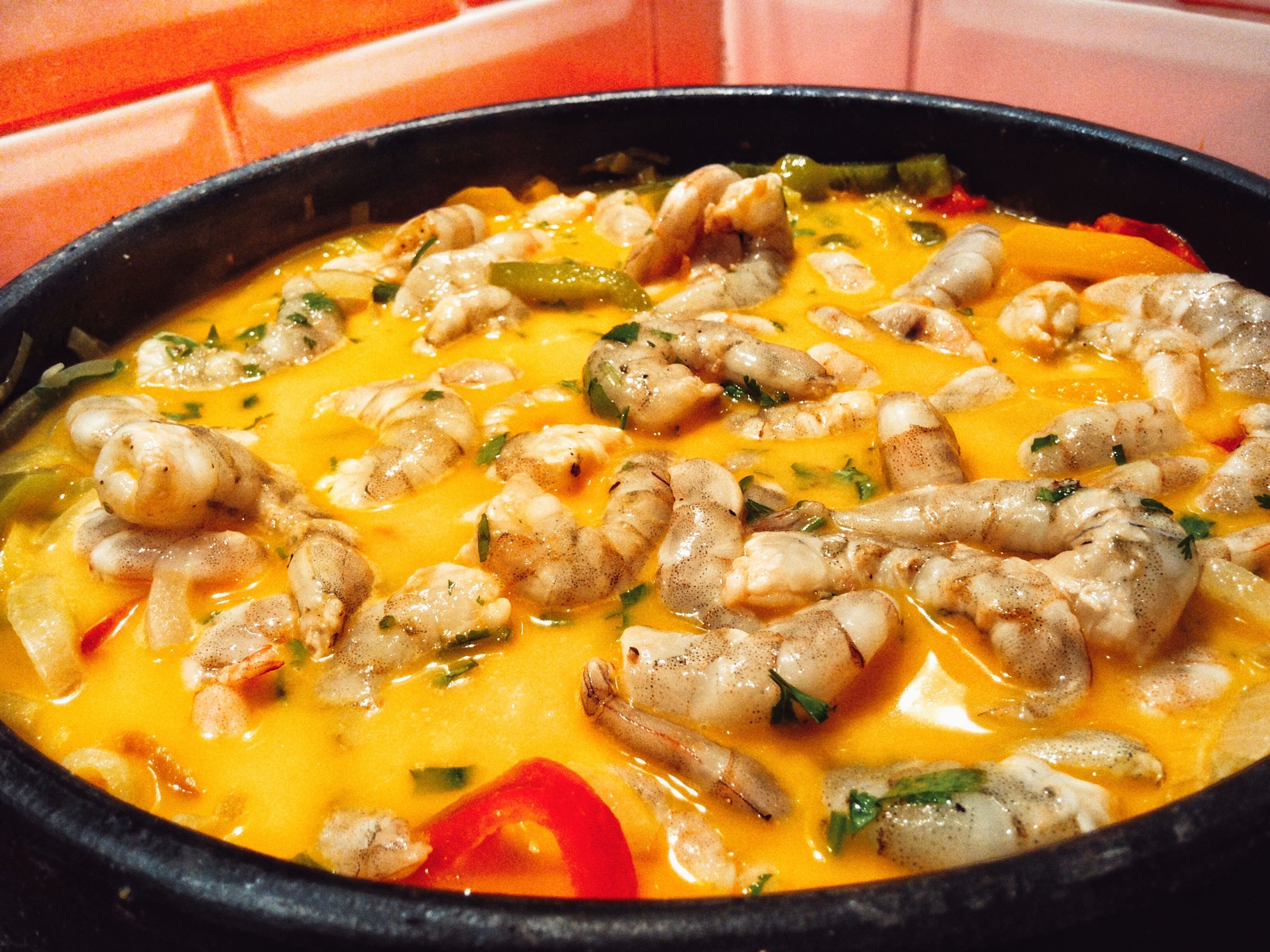 Moqueca de camarones